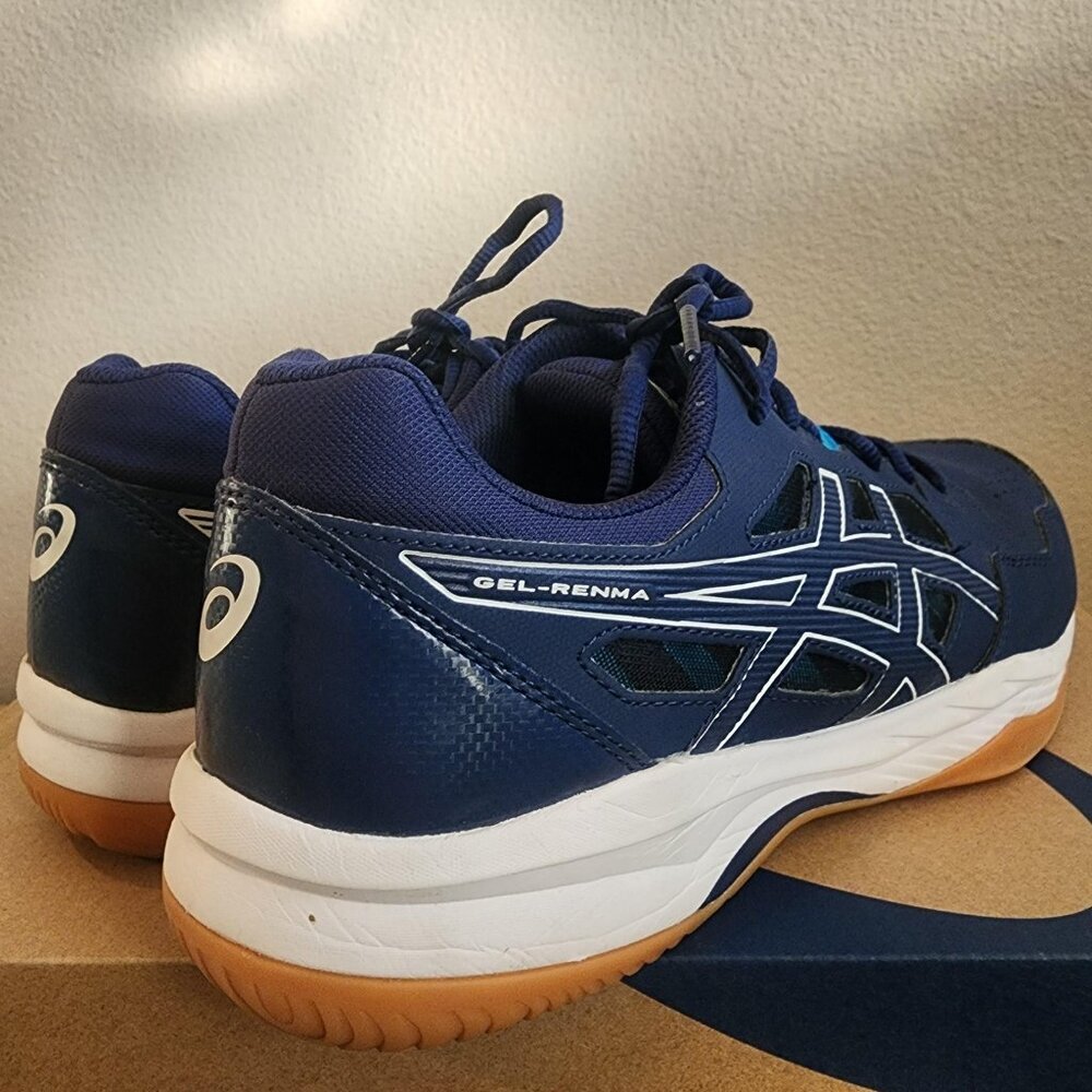 ASICS GEL-RENMA Shoes Mens Size 11 Indigo Blue Court Pickleball 1071A068-402 - Picture 2 of 14